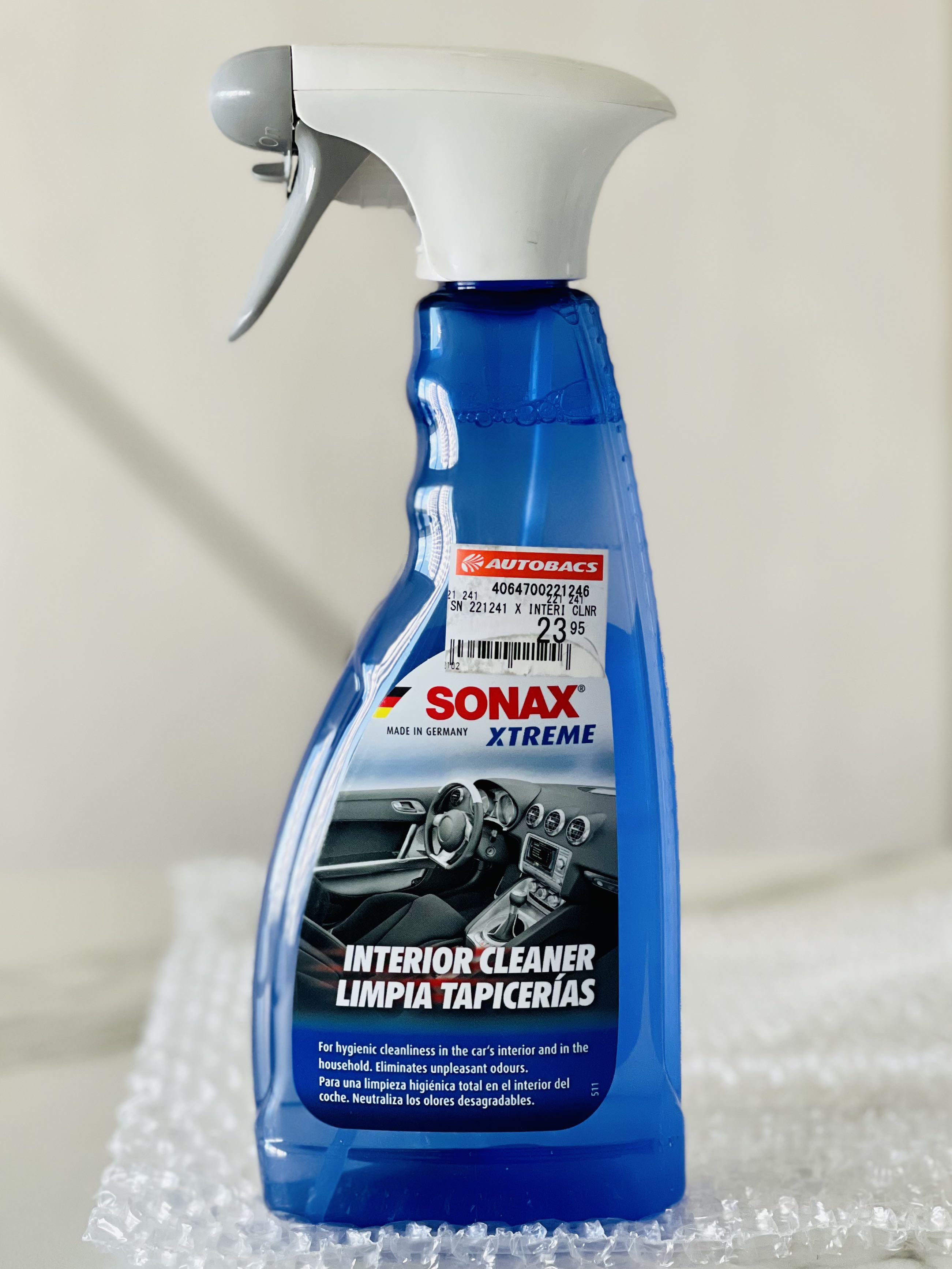 sonax xtreme interior cleaner and leather care car accessories accessories on carousell