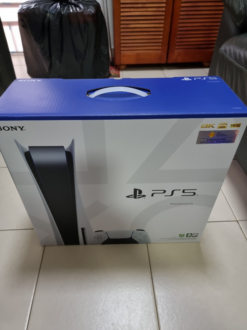 Sony PS5 empty box, Video Gaming, Video Game Consoles, PlayStation on Carousell
