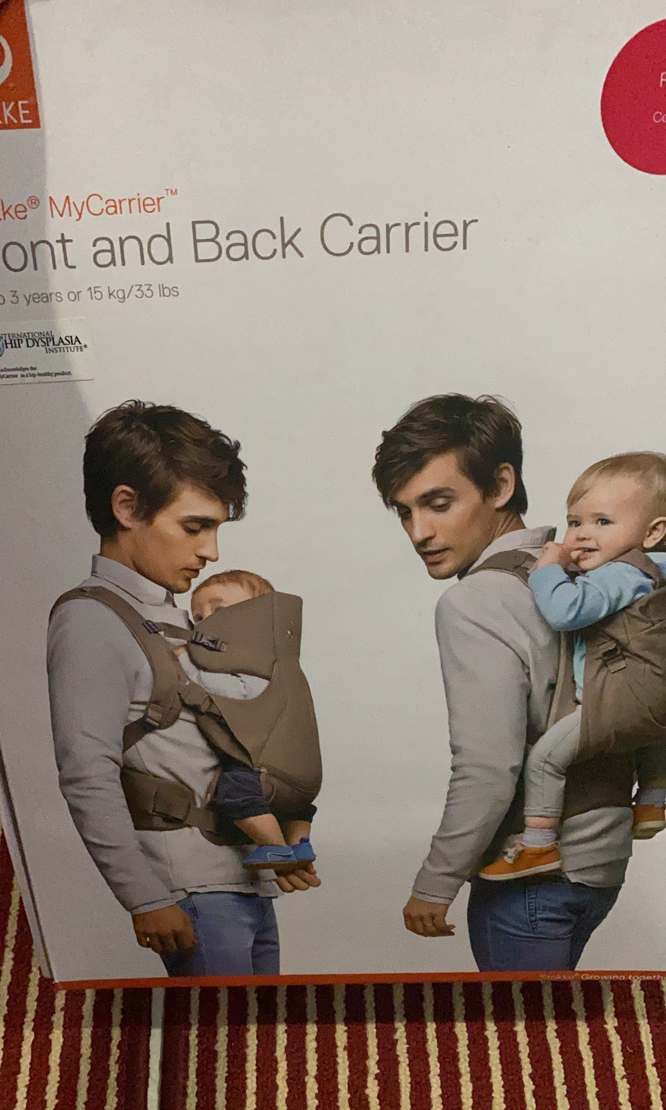 Front and back carrier stokke store