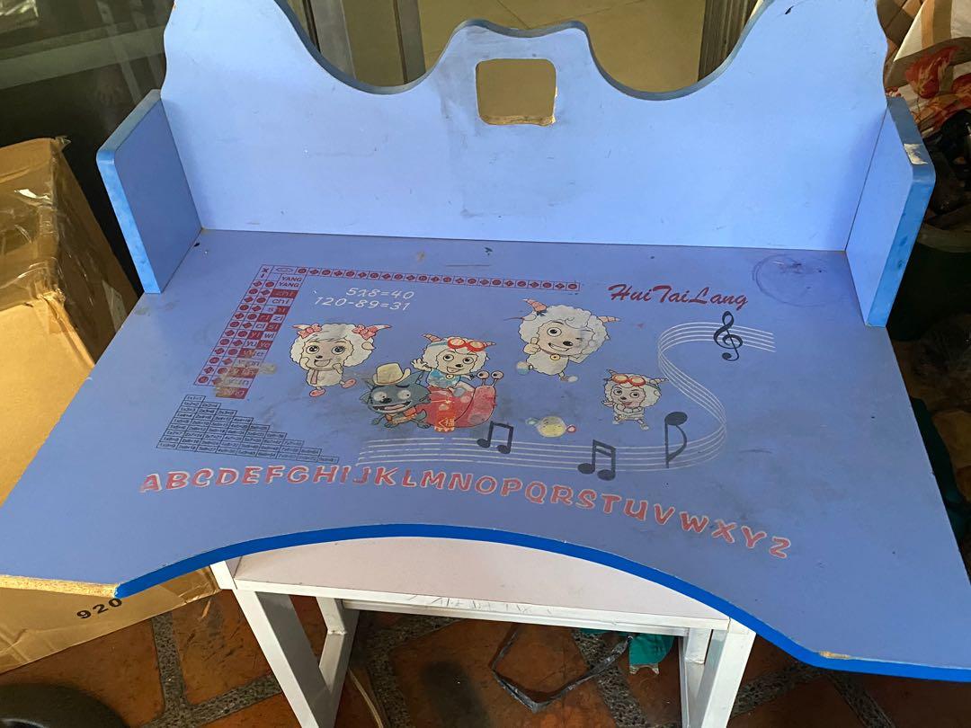 Study Table for Sale (Category: Kids Tables & Chairs) located in Quezon City. Submitted by itsmeikay (Listing ID 1097680118, Image 1). Description: Study table for kids, no chair included. Needs cleaning only. .