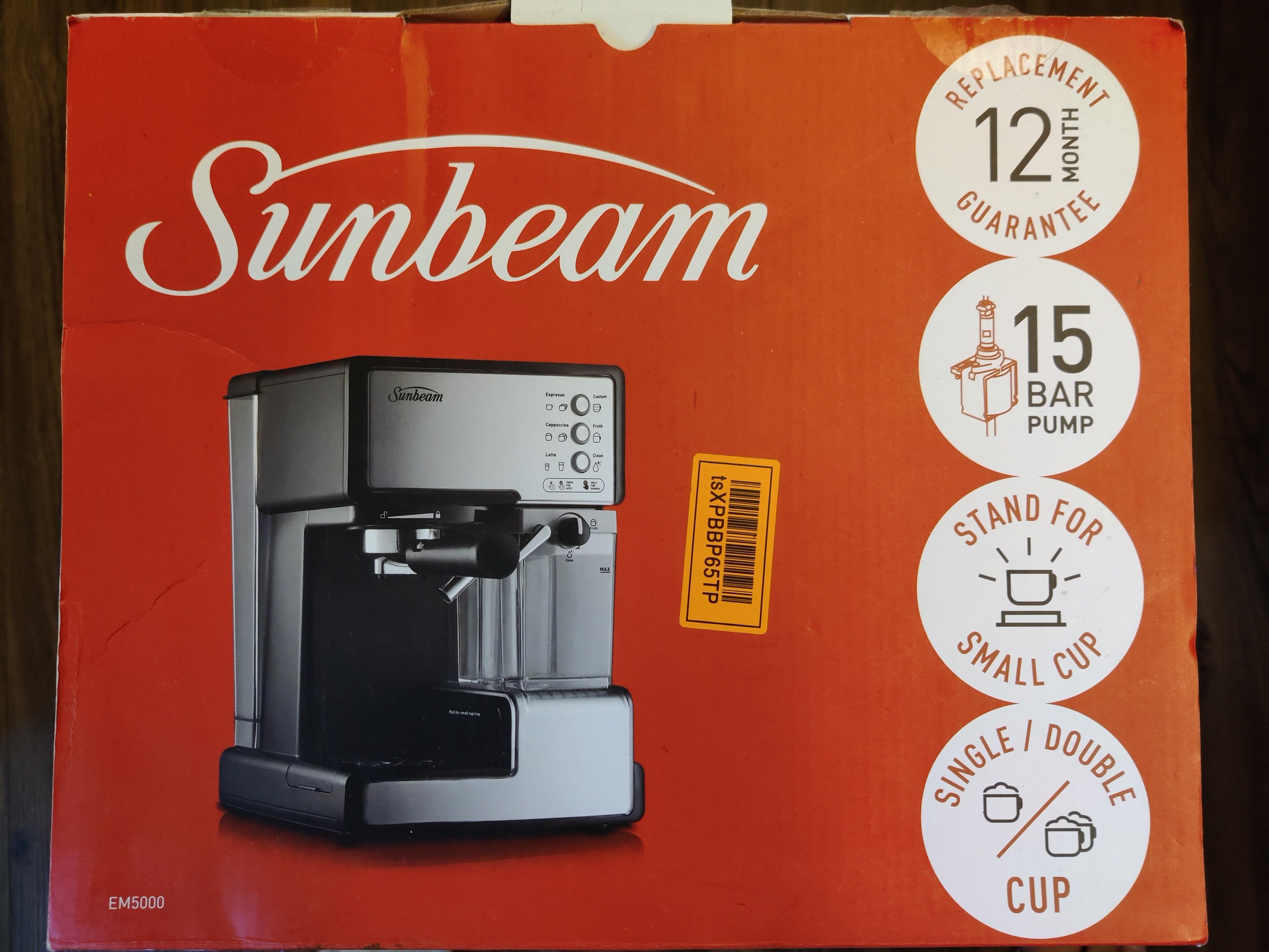 Sunbeam Cafe Barista EM5000, TV & Home Appliances, Kitchen Appliances