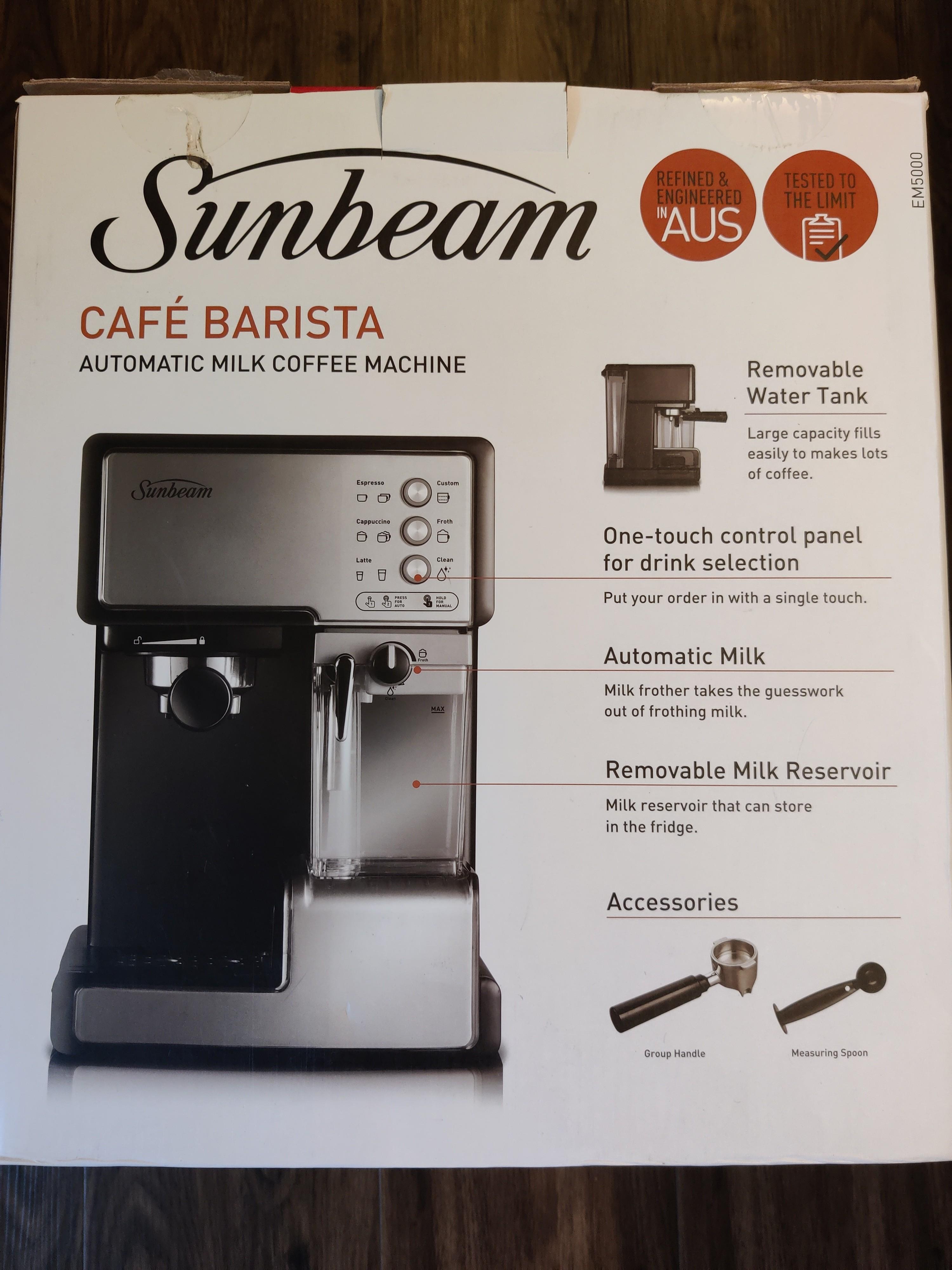 Sunbeam Cafe Barista EM5000, TV & Home Appliances, Kitchen Appliances
