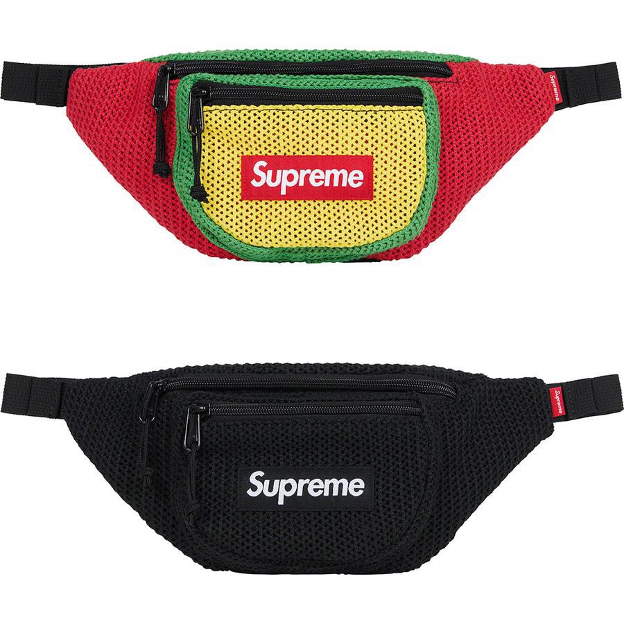 SUPREME 2021 STRING WAIST BAG BLACK COLOR, 男裝, 袋, 腰袋、手提袋