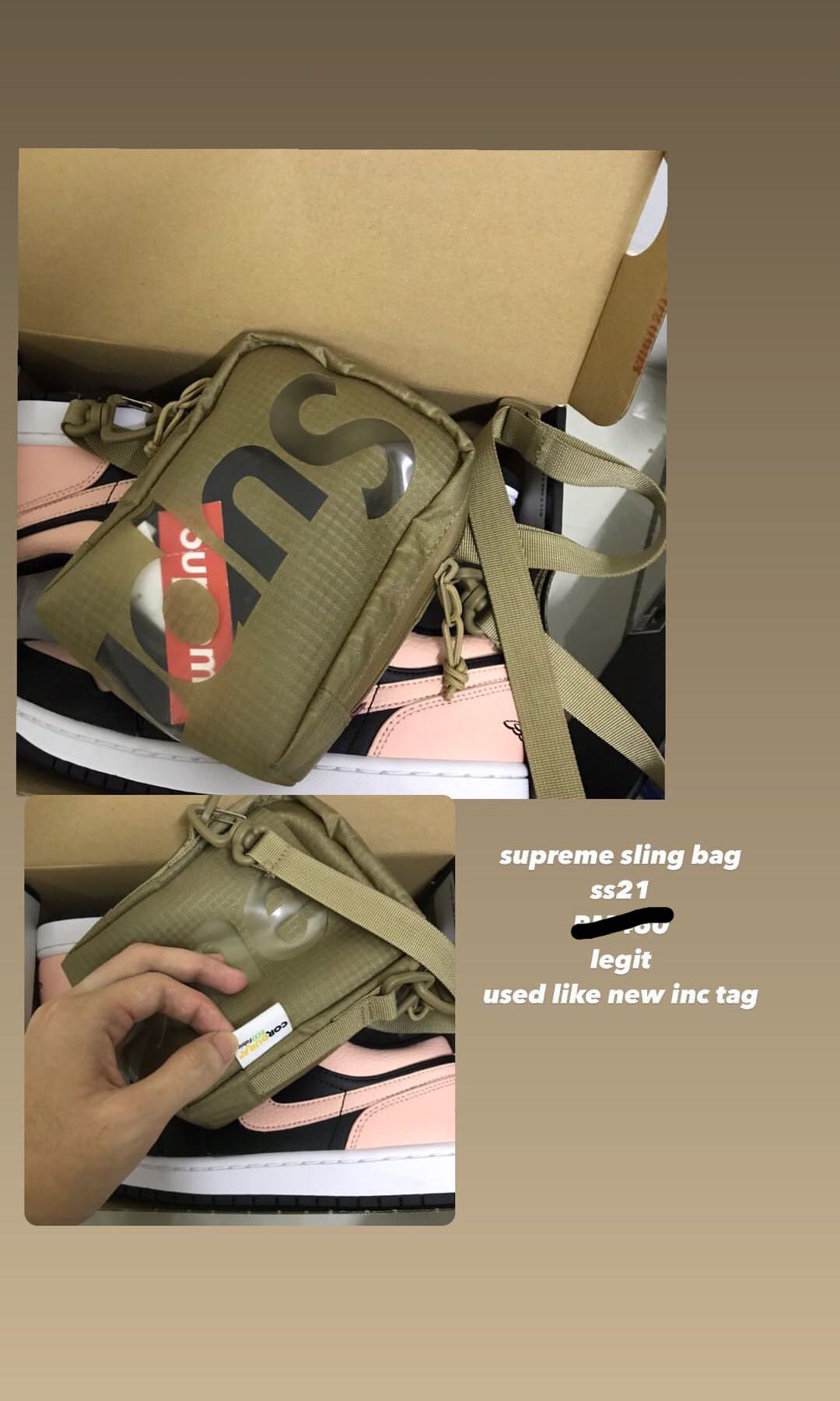 Supreme ss21 sales sling bag