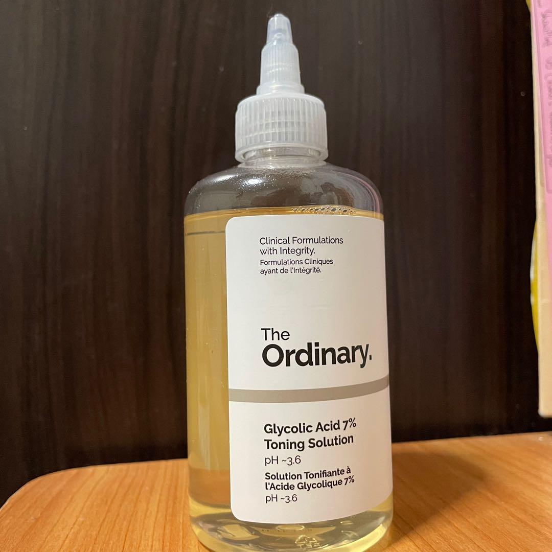 The Ordinary Glycolic Acid 7% Toning Solution, Beauty & Personal Care,  Face, Face Care on Carousell