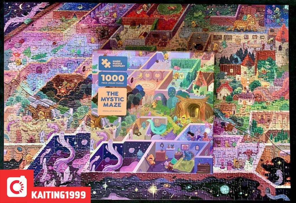 新品The Mystic Maze 1000-Piece Jigsaw Puzzle from The Magic Puzzle