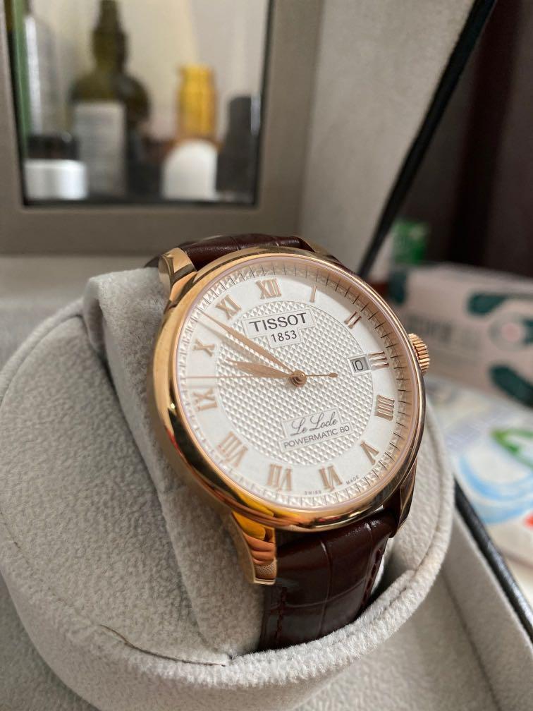 Tissot le best sale locle rose gold