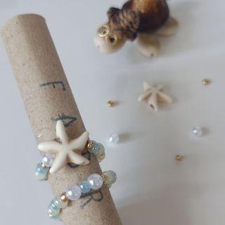 Under the sea inspired ring collection- starfish [customise resizable ring]