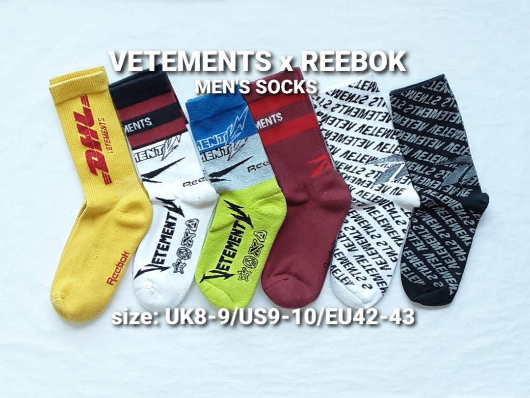 Vetements x reebok socks shoes discount
