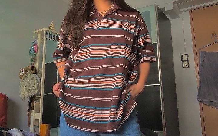 Oversized polo outfit online