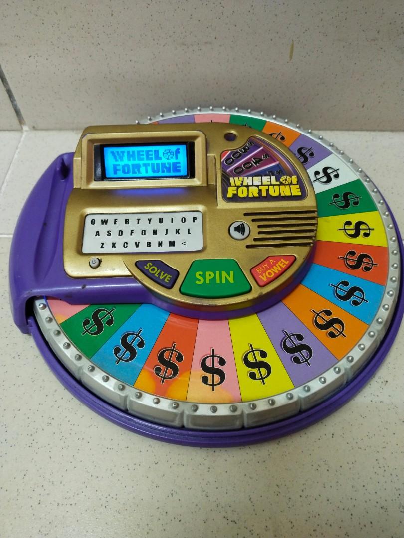 Wheel of fortune electronic sales game deluxe edition
