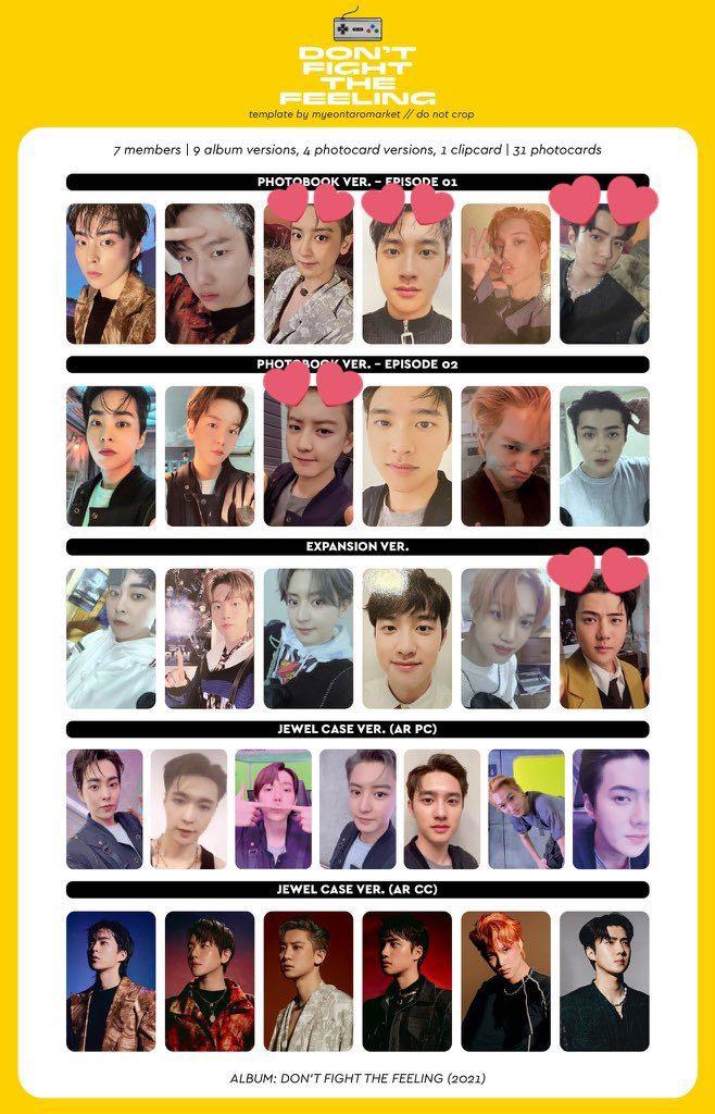 WTT🇲🇾] EXO - Don't Fight The Feeling dftf pc, Toys