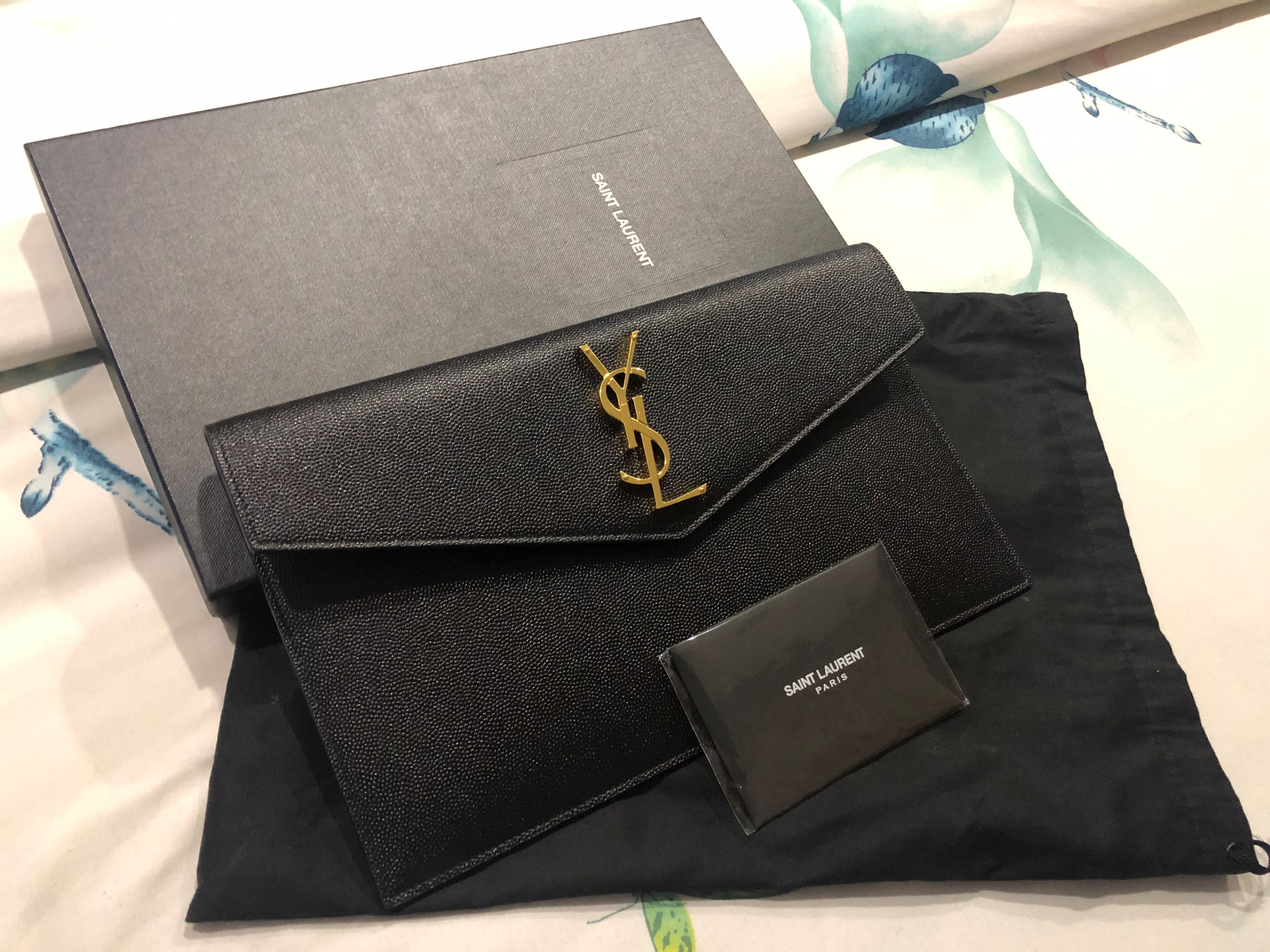 YSL UPTOWN POUCH, Luxury, Bags & Wallets on Carousell