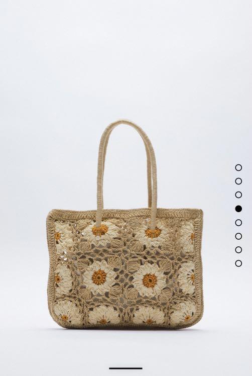 Zara discount crochet bag