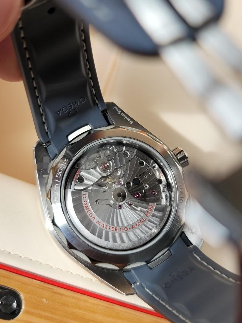 Omega aqua terra 8900 best sale 41mm slate blue dial