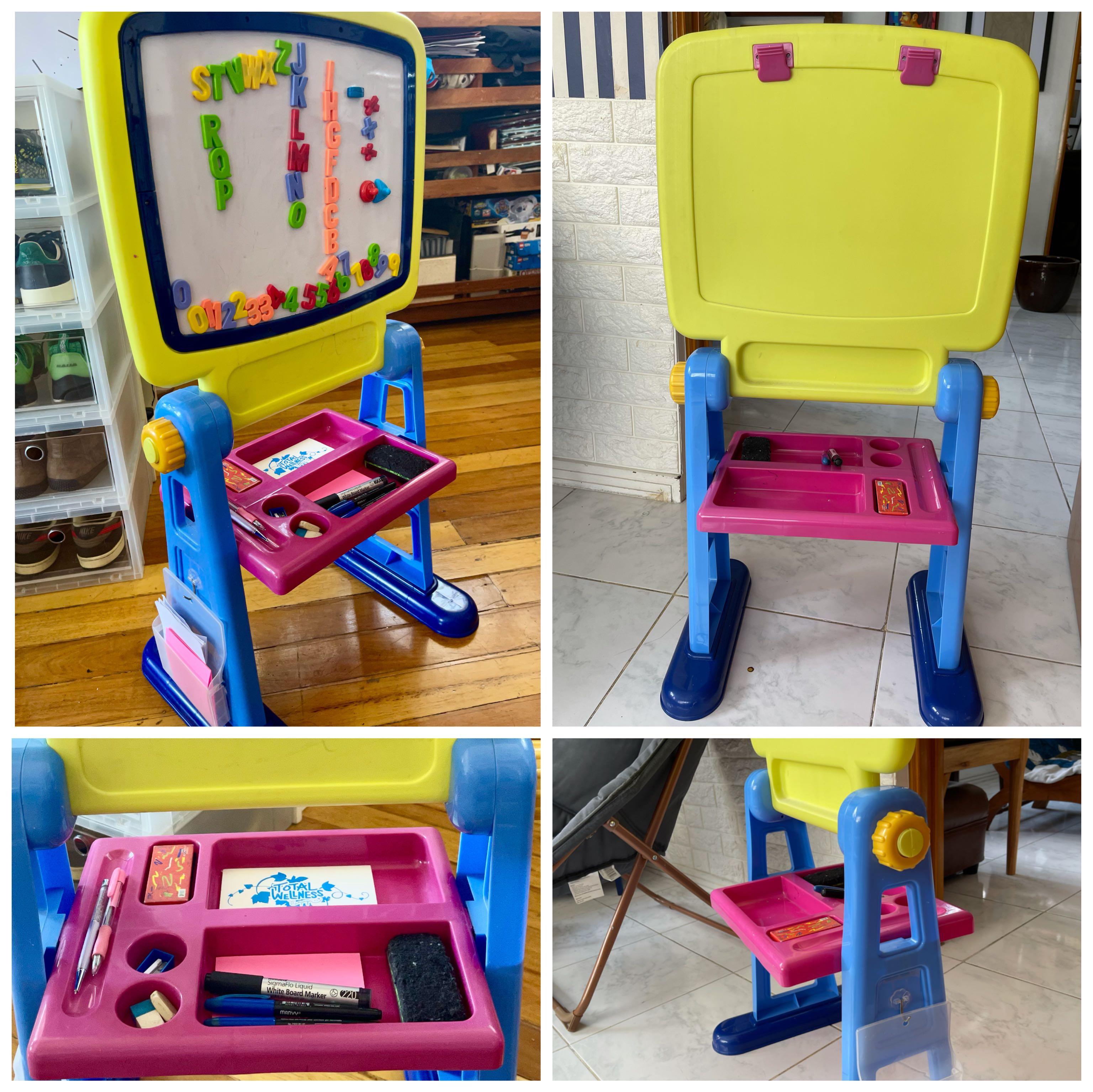 37 inches White board and art easel with Lots of freebies