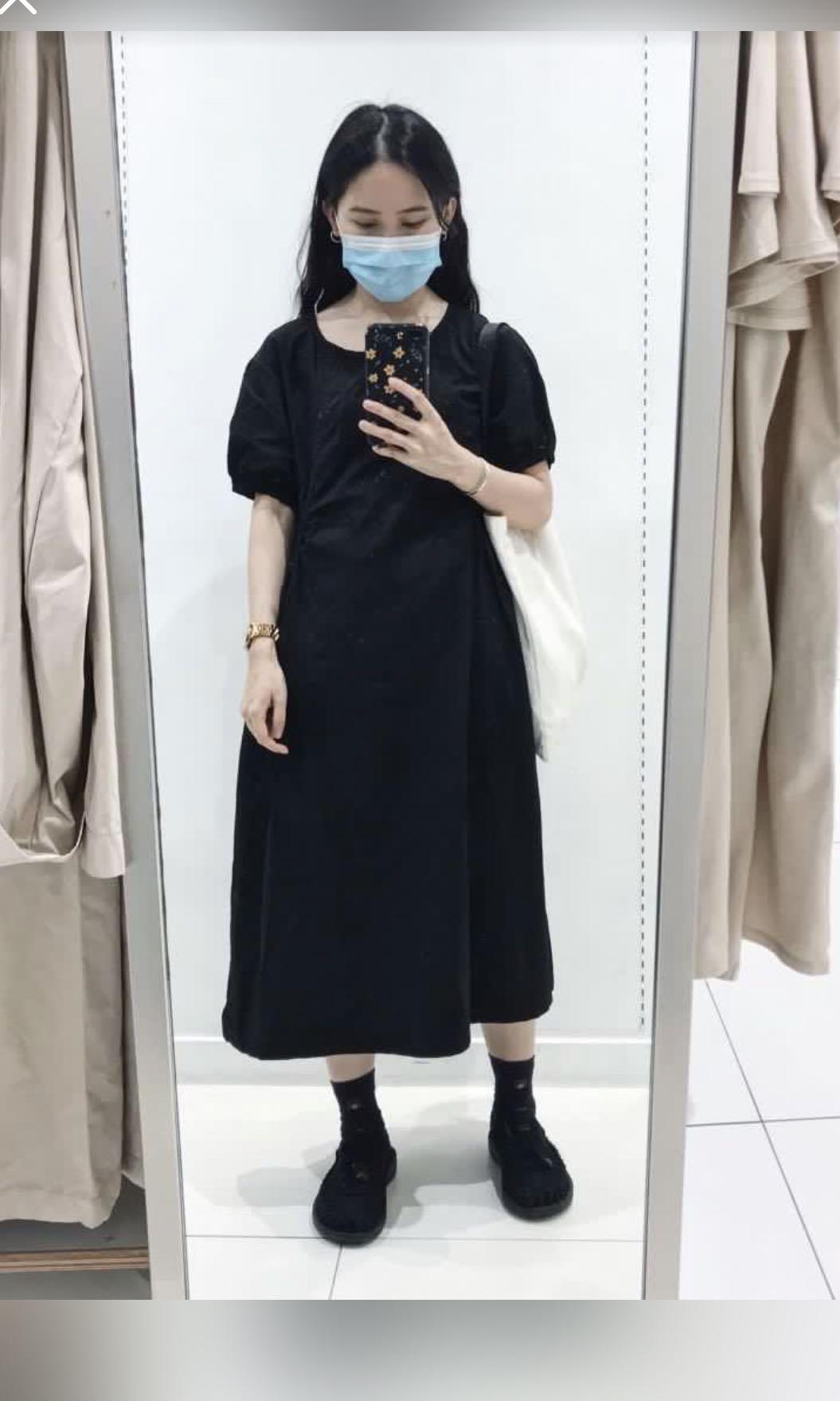 黑色連身長裙 女裝 連身裙 套裝 連身短褲 Carousell