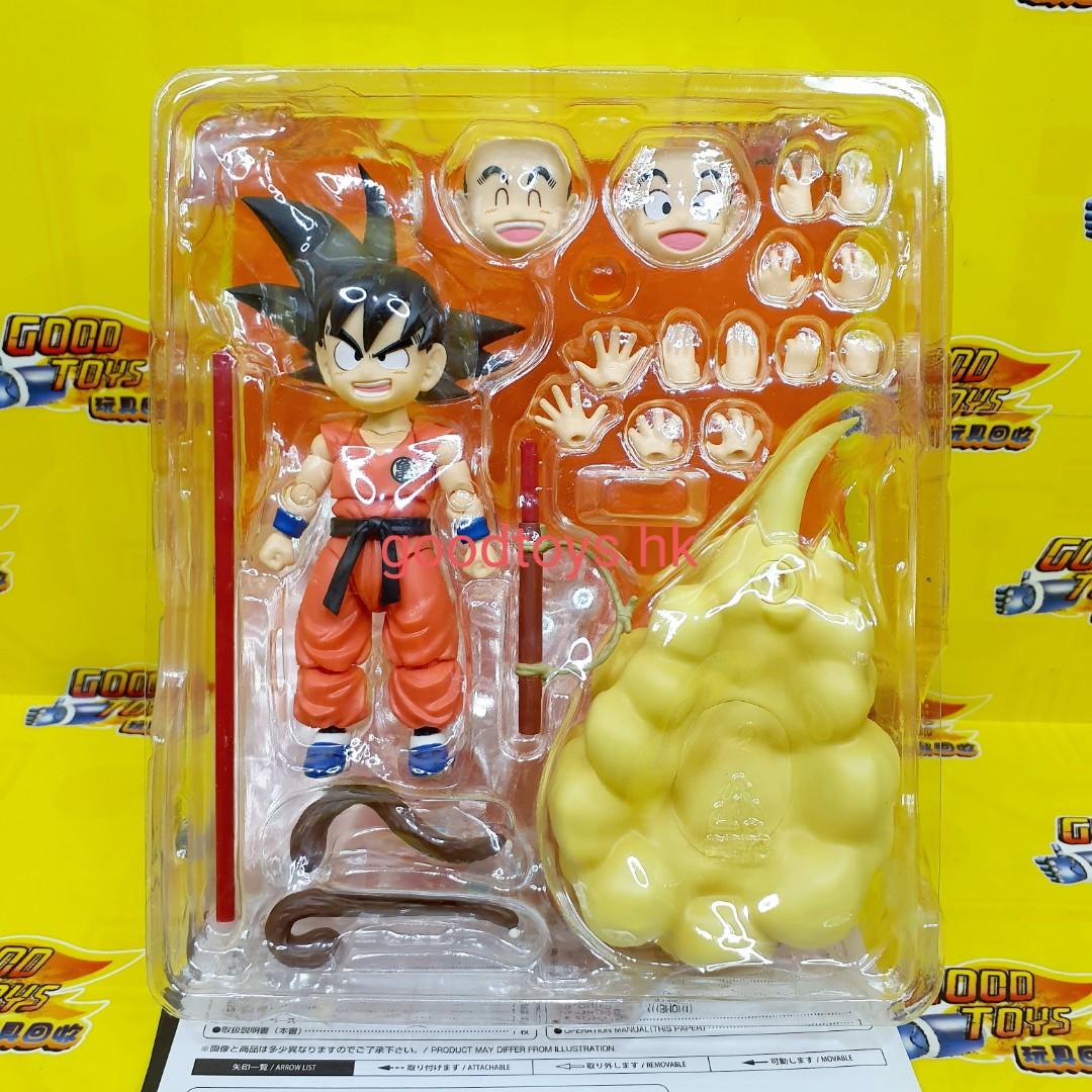 中古已開封行版BANDAI 七龍珠DRAGONBALL SHF SON GOKOU 孫悟空少年期 
