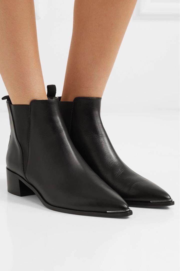 Acne studios jensen grain chelsea booties new arrivals
