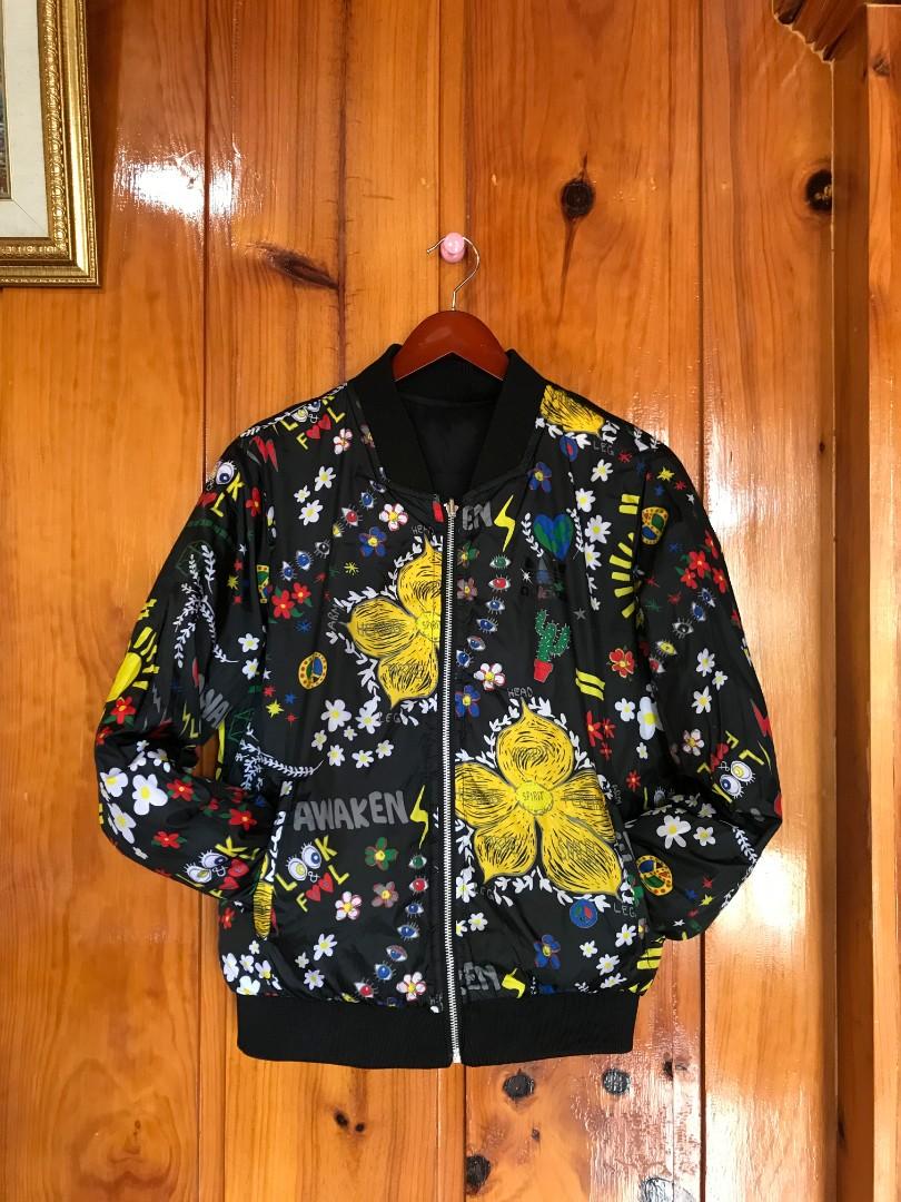 Adidas pharrell shop floral jacket
