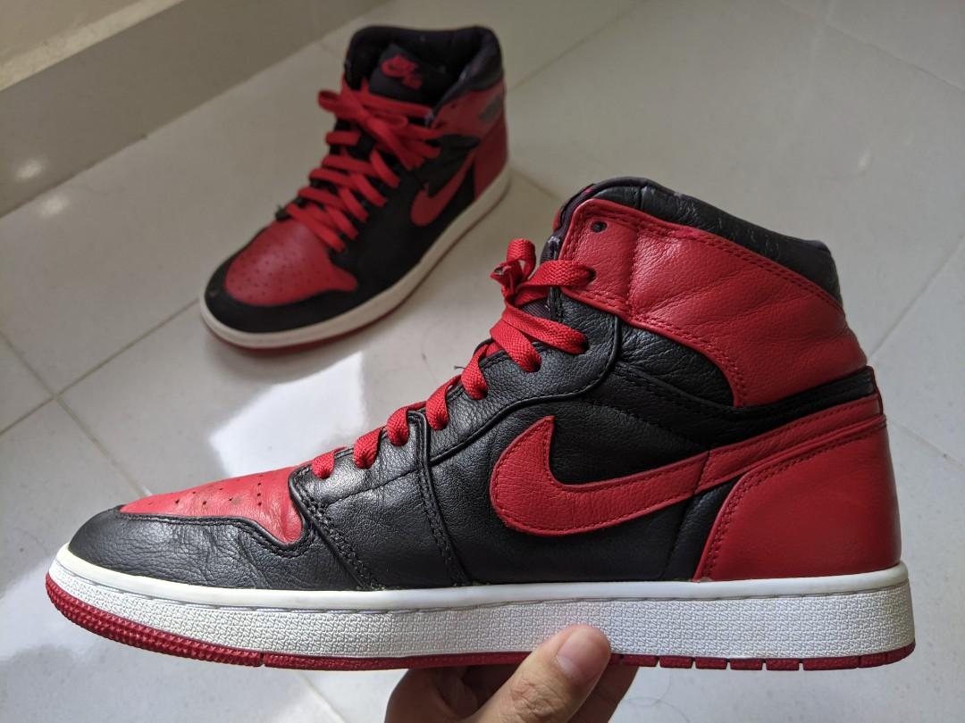 AIR JORDAN 1 BANNED 2011, Men's Fashion 