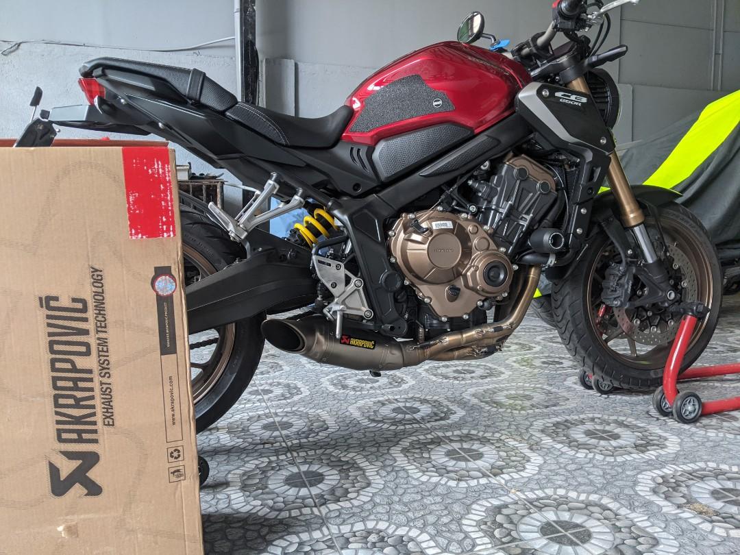 Akrapovic cb650r outlet