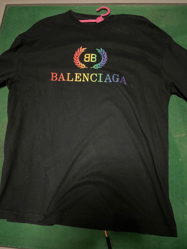 balenciaga rainbow t shirt