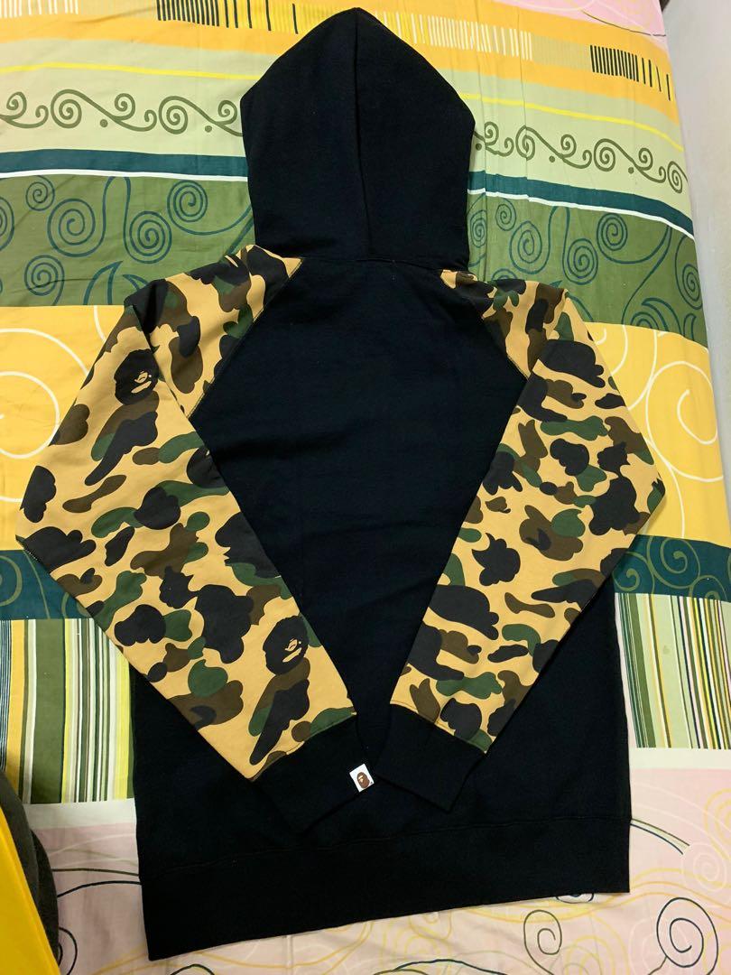 Bape camo sleeve online hoodie