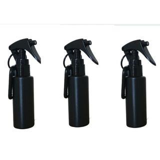 Black 60ml Bottle Spray Black Trigger Mist Alcohol with Free Keychain