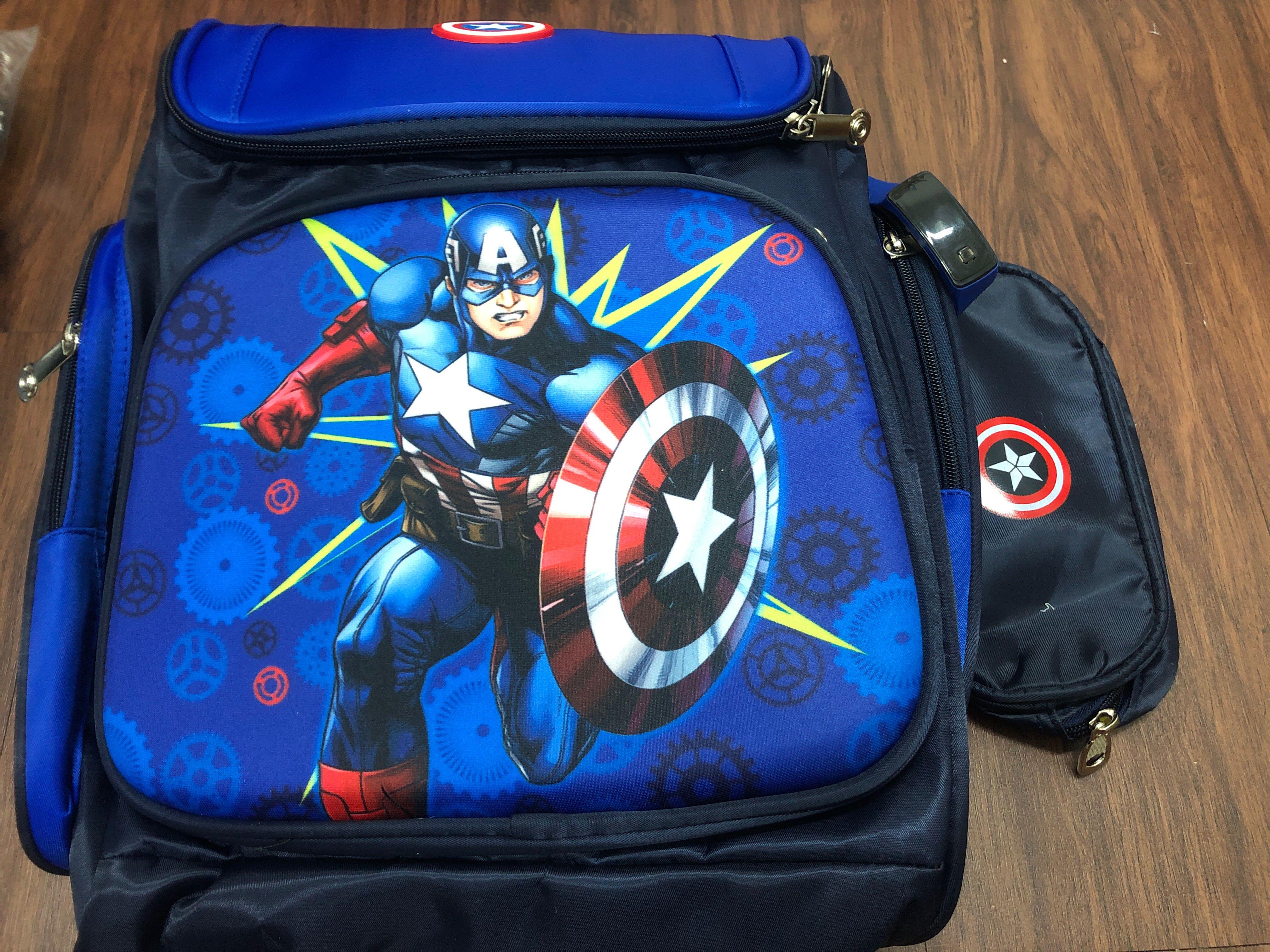 Brand New) Children School Bag Captain America, Babies Kids