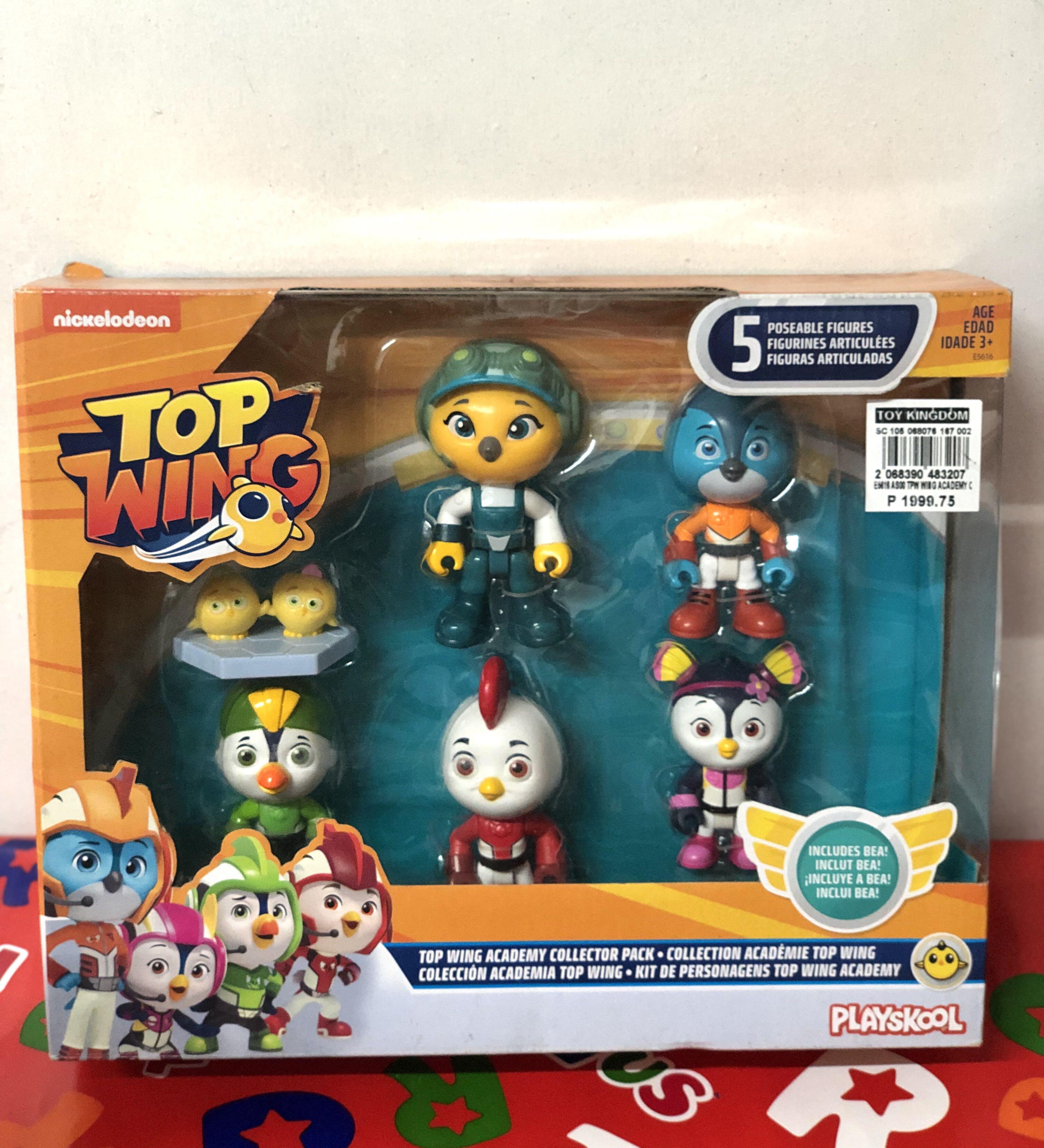 Top Wing Academy Collector Pack Includes 5 Poseable 3-inch Figures and Top  Wing Cheep & Chirp 