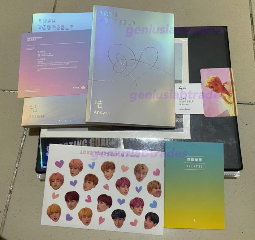 Bts Love Yourself Answer E Unsealed Album Complete Inclusion Hobbies Toys Memorabilia Collectibles K Wave On Carousell