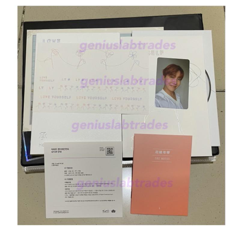 BTS Loveyourself Her (L) Complete Album (Category: K-Wave Merchandise) located in Imus. Submitted by geniuslabtrades (Listing ID 1091958207, Image 1). Description: Complete inclusion Onhand and ready to ship Shipping via GGX MOP BDO/GCASH Shopee transaction with additional fee.