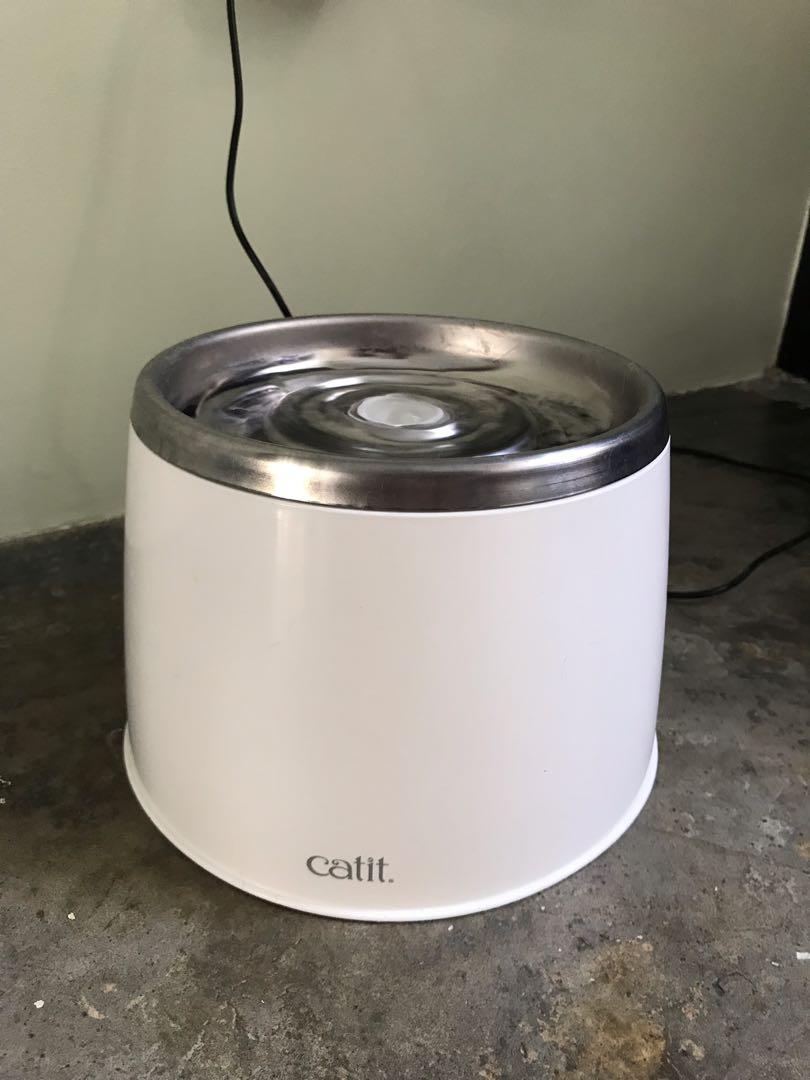 Stainless steel deals drinking fountain catit