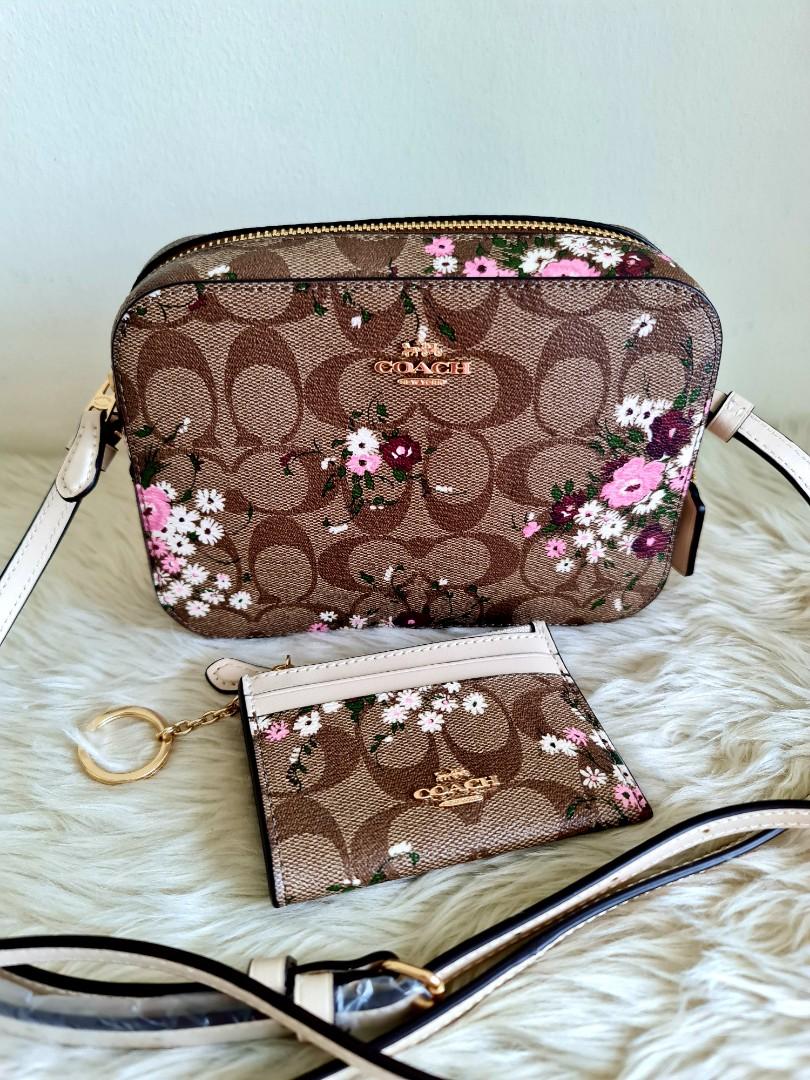 Coach camera sales bag floral