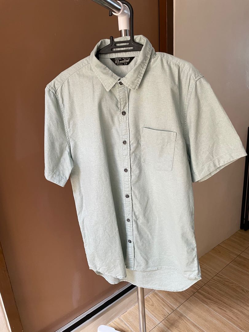 Pastel Green Short Sleeves Polo Shirt 