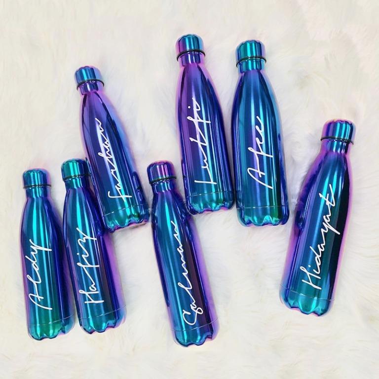 Customised Bottle Gift Tumbler Set, Furniture & Home Living