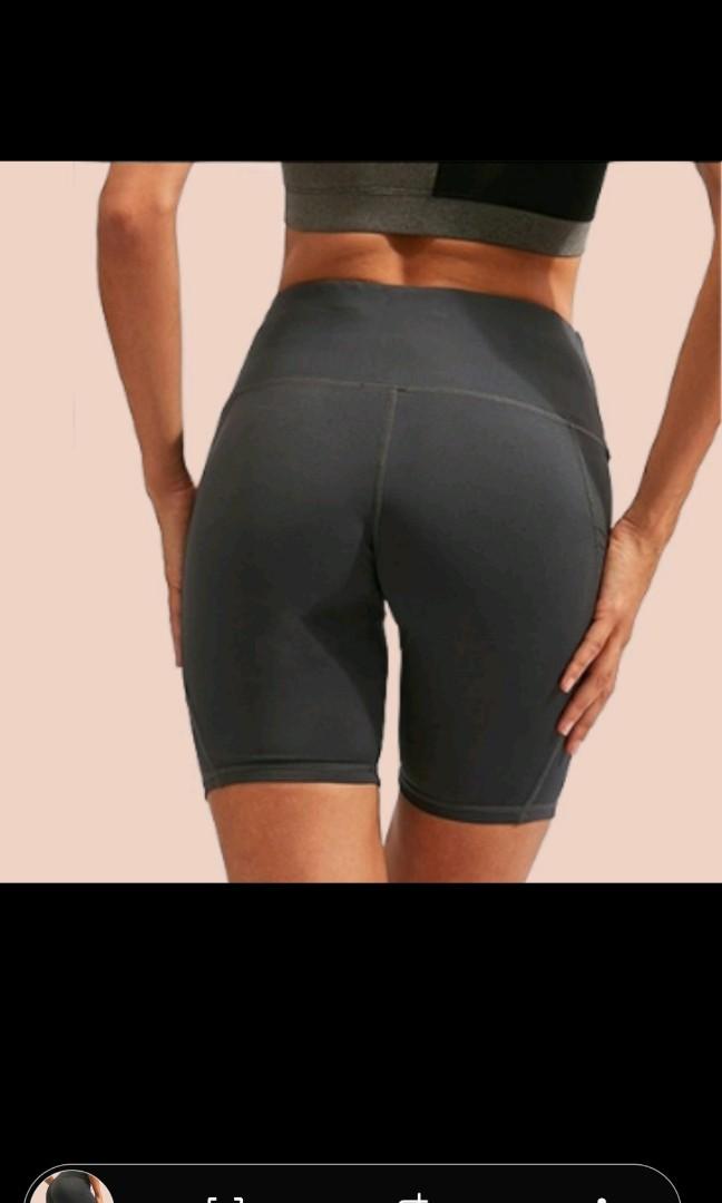 dark grey biker shorts