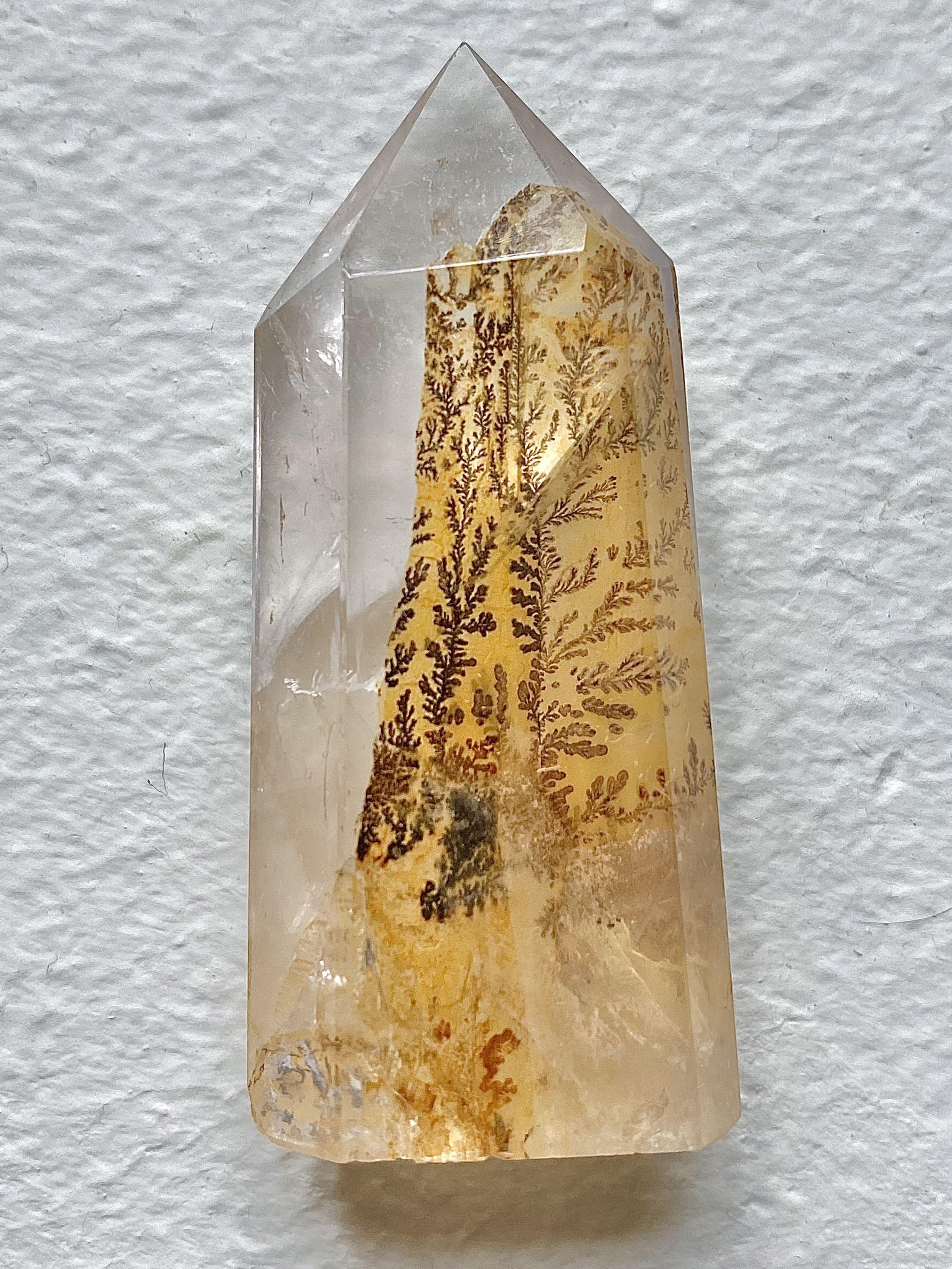 Golden healer outlet quartz pendant