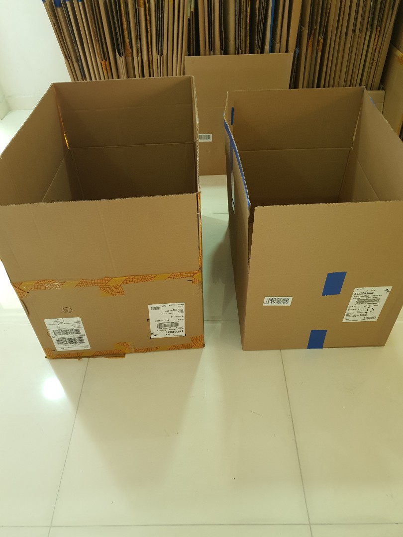Empty boxes for shifting, Furniture & Home Living, Home Improvement