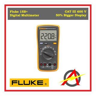 Fluke 15B+/17B+ Digital Multimeter with TL75 Test Leads and 2 AA batteries