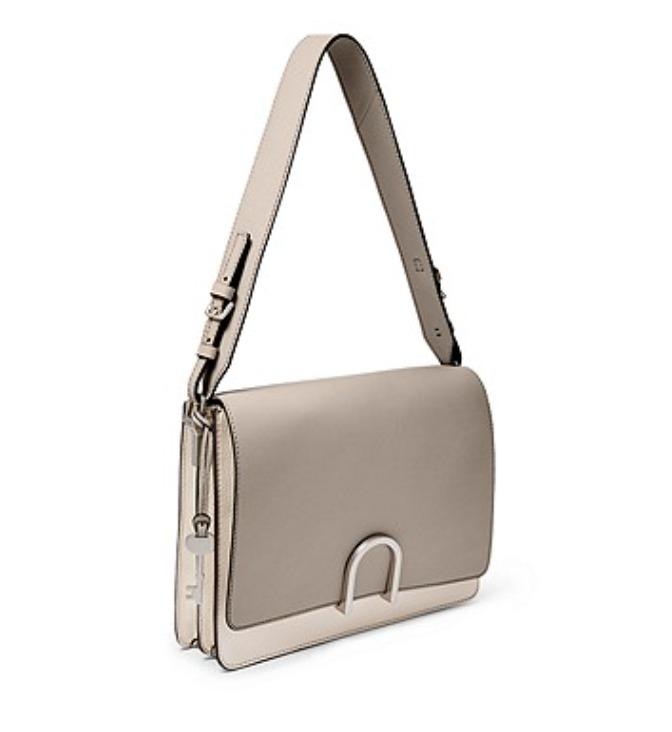 Fossil finley leather shoulder bag top