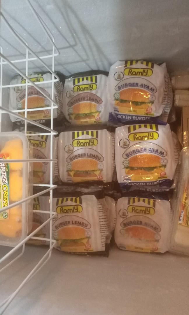 Frozen Ramly Burger Beef Ayam Food Drinks Chilled Frozen Food On Carousell