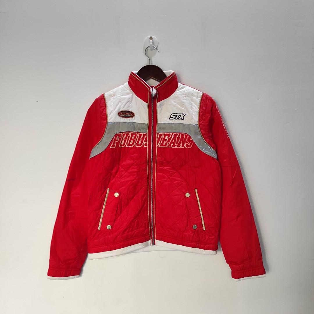 Fubu Jeans Jacket Fesyen Pria Pakaian Baju Luaran di Carousell