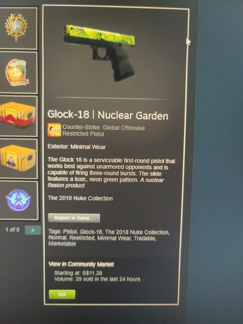 Glock 18 Nuclear Garden Video Gaming Video Games Others on