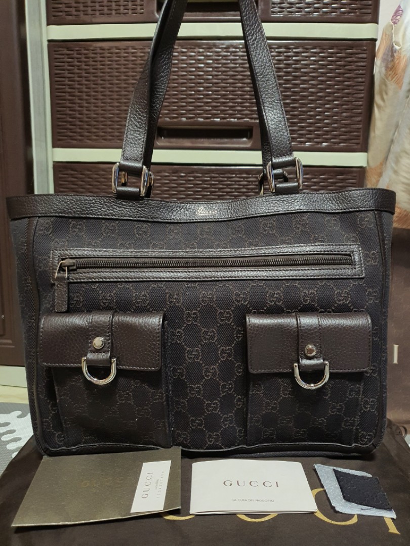 Gucci dark brown bag Clearance