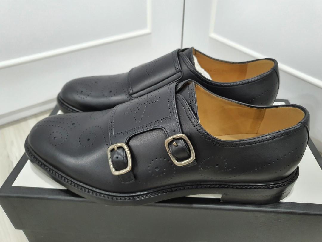 Gucci monk online strap shoes