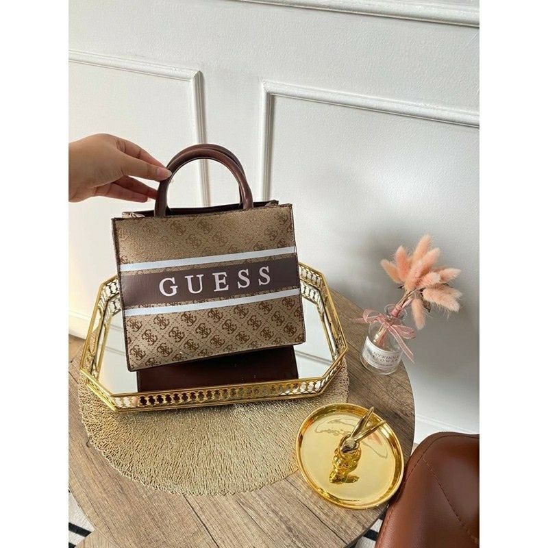 Guess Monique Small Tote Bag For Women, Coal/Blush : Buy Online at Best  Price in KSA - Souq is now : Fashion