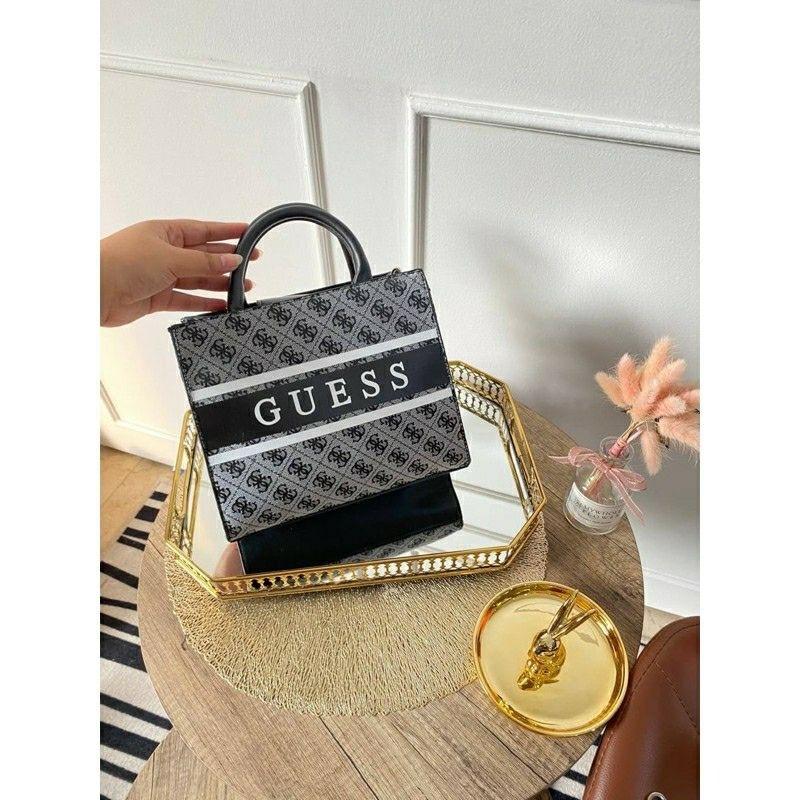 Guess small tote Women s Fashion Bags Wallets Tote Bags on Carousell