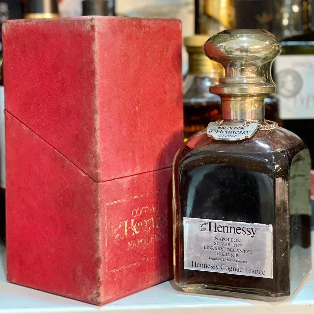 Henessy〈SILVER 賢く TOP☆LIBRARY DECANTER〉未開栓B